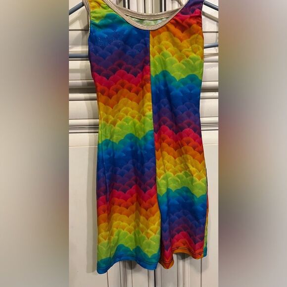 Girls S SNOWFLAKE DESIGNS Gymnastics Dance Unitard Leotard Girls - Picture 2 of 6